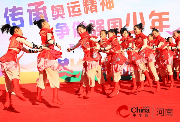 传承奥运精神争做强国少年——驻马店市第二小学2024年冬季趣味运动会(图1)
