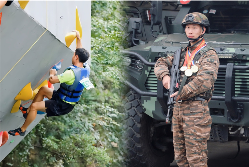 这名青年武警战士为何被称作“军营蜘蛛侠”？(图4)