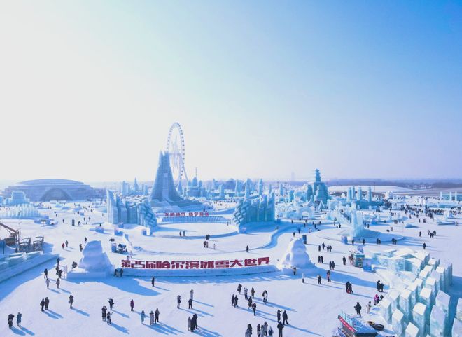 哈尔滨一个冰雪季接待游客9千万人次西安的冰雪经济发展如何?(图1)