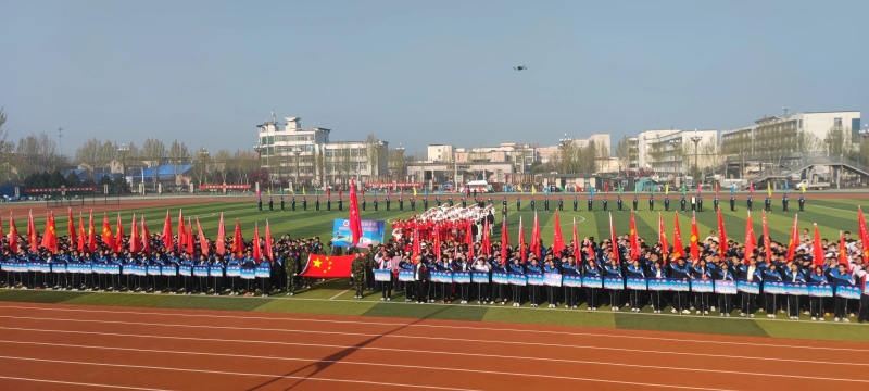 鱼台县实验中学隆重举办2026年春季田径运动会(图1)